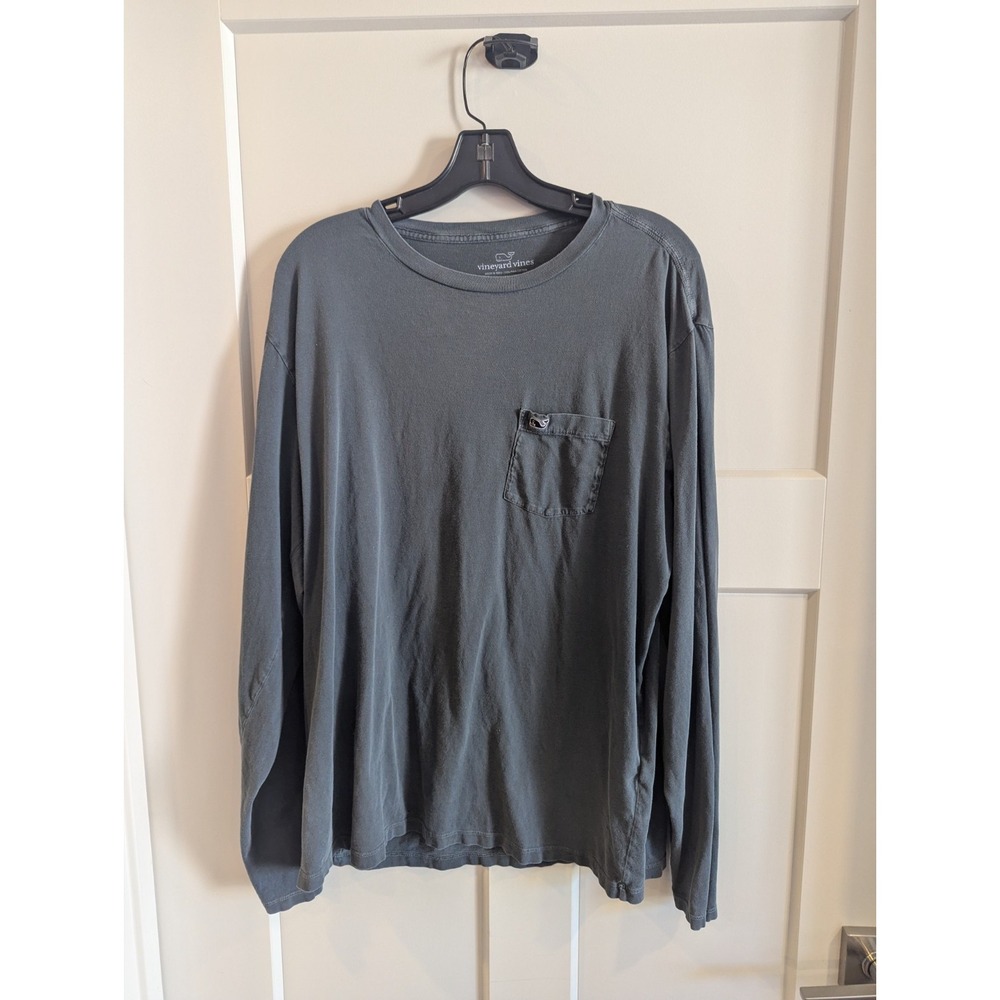 Vineyard Vines Long Sleeve Pocket T Shirt Mens Large‎